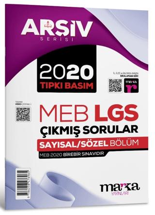 2020 LGS 8. Sınıf Arşiv Serisi Tıpkı Basım Çıkmış Sorular Tamamı Video Çözümlü