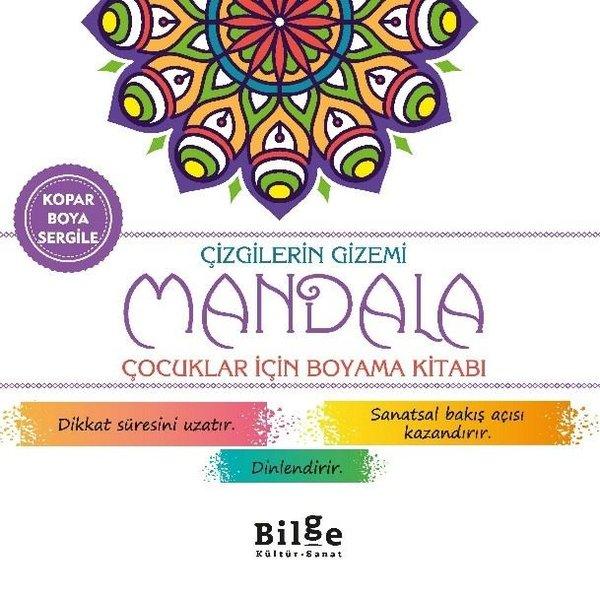 Çizgilerin Gizemi - Mandala Çocuklar İçin Boyama Kitabı | Bilge Kültür Sanat (İnce Kapak)  - Resim 1