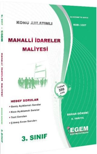 Mahalli İdareler Maliyesi Konu Anlatımlı Soru Bankası