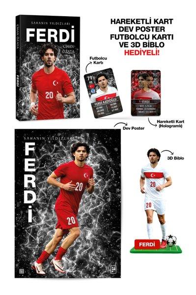 Ferdi - Sahanın Yıldızları - Hareketli Kart Dev Poster Futbolcu Kartı ve 3D Biblo Hediyeli! | Parodi Yayınları (İnce Kapak)  - Resim 1