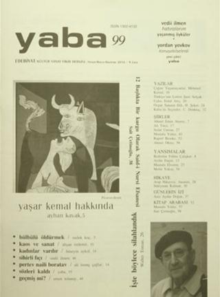 Yaba Edebiyat Dergisi Sayı: 99 Nisan-Mayıs-Haziran 2016 | Yaba Dergisi Yayınları (Ciltsiz)  - Resim 1
