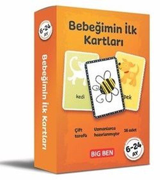 Bebeğimin İlk Kartları 6 - 24 Ay 16 Adet | Big Ben Yayıncılık (İnce Kapak)  - Resim 1