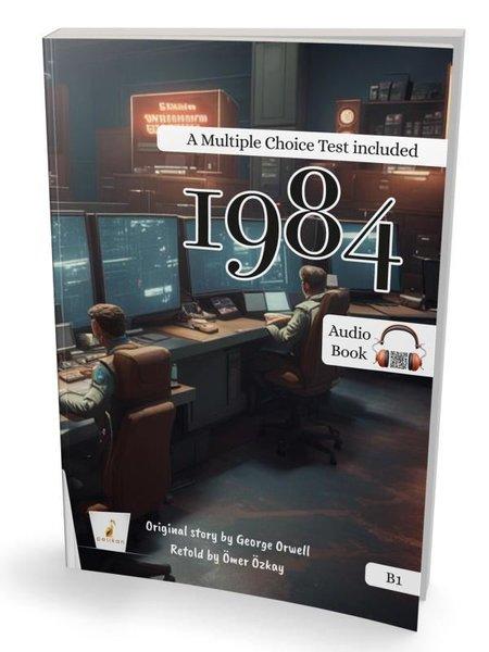 1984 B1 (İngilizce) A Multiple Choice Test Included - Audio Book | Pelikan Yayınları (İnce Kapak)  - Resim 1