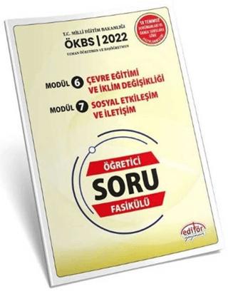 Uzman ve Başöğretmen Modül 6 Çevre Eğitimi ve İklim Değişikliği - Modül 7 Sosyal Etkileşim ve İletişim Özet ve Öğretici Soru Fasikülü | Editör Yayınevi (Ciltsiz)  - Resim 1