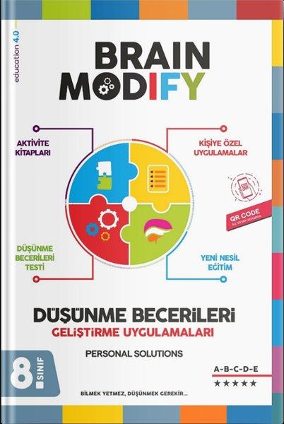 8. Sınıf Düşünme Becerileri Geliştirme Uygulamaları Kitabı 5 Kitapçık | Brain Modify (İnce Kapak)  - Resim 1