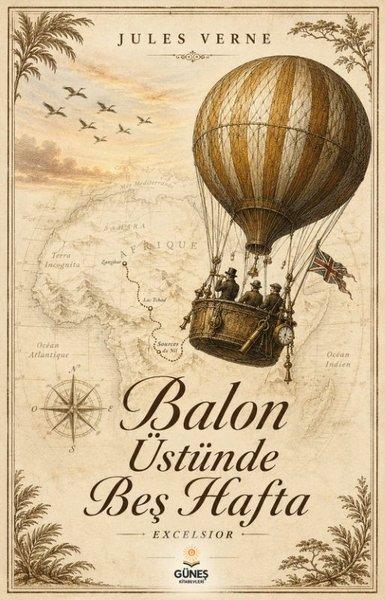 Balon Üstünde Beş Hafta | Güneş Kitabevleri (İnce Kapak)  - Resim 1