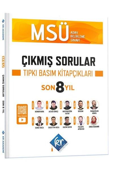 MSÜ Çıkmış Sorular Son 8 Yıl Tıpkı Basım Kitapçıkları | KR Akademi (İnce Kapak)  - Resim 1