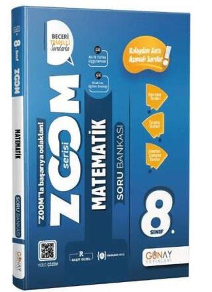 8.Sınıf Zoom Serisi Matematik Soru Bankası | Günay Yayıncılık (İnce Kapak)  - Resim 1