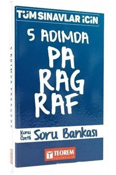 Tüm Sınavlar için 5 Adımda Paragraf Soru Bankası | Teorem Yayınları (Ciltli)  - Resim 1