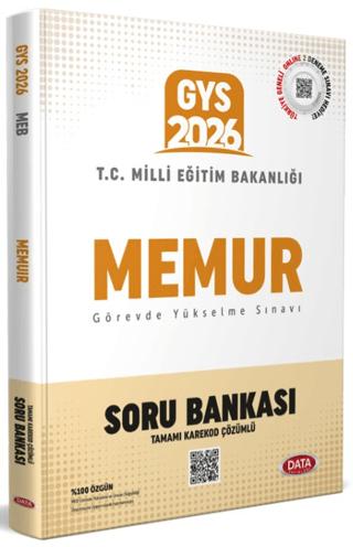 Milli Eğitim Bakanlığı Memur GYS Soru Bankası - Karekod Çözümlü | Data Yayınları (Ciltsiz)  - Resim 1