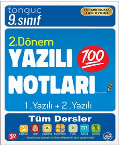 9. Sınıf Yazılı Notları 2. Dönem 1 ve 2. Yazılı | Tonguç Akademi (İnce Kapak)  - Resim 1
