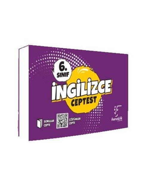 6.Sınıf İngilizce Cep Test | Karekök Eğitim Yayın (İnce Kapak)  - Resim 1