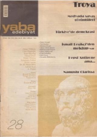 Yaba Edebiyat Dergisi Sayı: 28 | Yaba Dergisi Yayınları (Ciltsiz)  - Resim 1