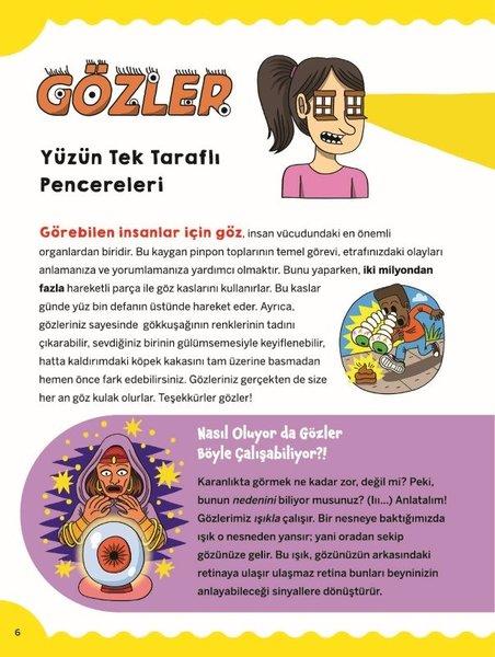 Tepeden Tırnağa İnsan Vücudu - Vay Be Dünya! 2 | Domingo Yayınevi (İnce Kapak)  - Resim 6
