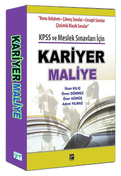 Kariyer KPSS ve Meslek Sınavları İçin - Maliye - İlhan Kılıç kitap kapağı