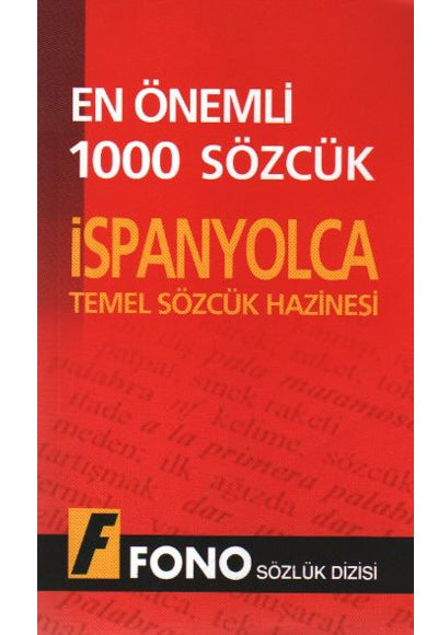 En Önemli 1000 Sözcük İspanyolca Temel Sözcük Hazinesi - Kübra Sağlam kitap kapağı