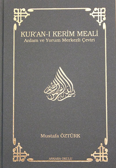 Kur`an-ı Kerim Meali Küçük Boy - Prof. Dr. Mustafa Öztürk kitap kapağı