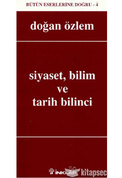 Siyaset Bilim ve Tarih Bilinci - Doğan Özlem kitap kapağı