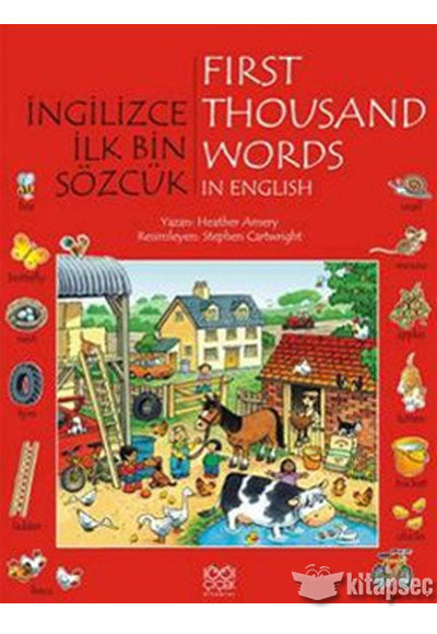 İngilizce İlk Bin Sözcük 1001 Çiçek Kitaplar - Heather Amery kitap kapağı