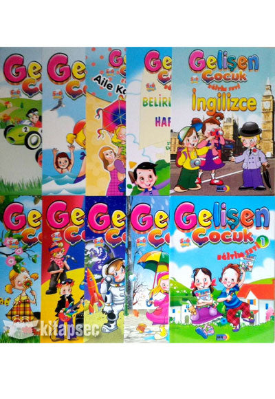 Gelişen Çocuk Eğitim Seti 10 Kitap 5-6 Yaş - Kolektif kitap kapağı