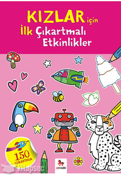 Kızlar için İlk Çıkartmalı Etkinlikler - Kolektif kitap kapağı