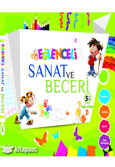 Eğlenceli Sanat ve Beceri Yeşil Kitap - Future Books kitap kapağı