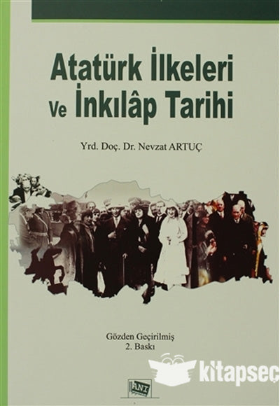Atatürk İlkeleri ve İnkılap Tarihi - Nevzat Artuç kitap kapağı
