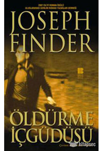 Öldürme İçgüdüsü - Joseph Finder kitap kapağı