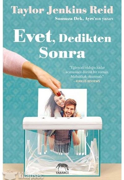 Evet Dedikten Sonra - Taylor Jenkins Reid kitap kapağı