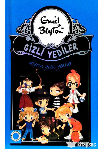 Aferin Gizli Yediler - Enid Blyton kitap kapağı