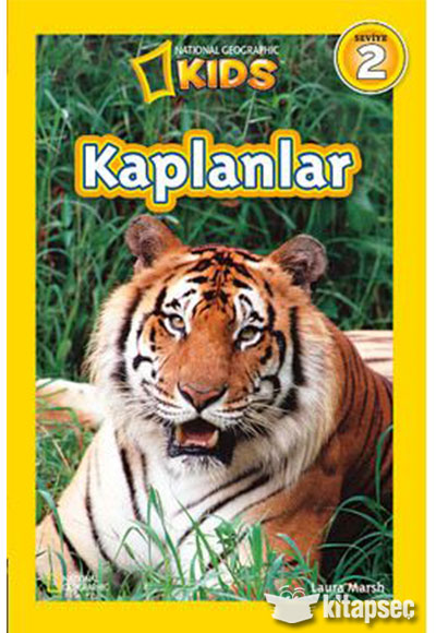 Kaplanlar Seviye 2 National Geographic Kids - Laura Marsh kitap kapağı