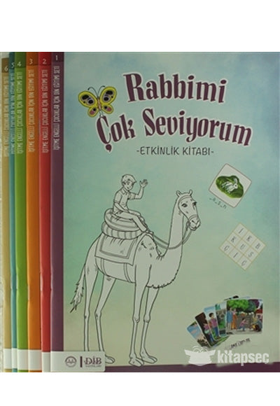 İşitme Engelli Çocuklar İçin Din Eğitim Etkinlik Seti 6 Kitap - Sevgi Bilici kitap kapağı