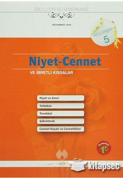 Niyet Cennet ve İbretli Kıssalar - Ebu l Leys Semerkandi kitap kapağı