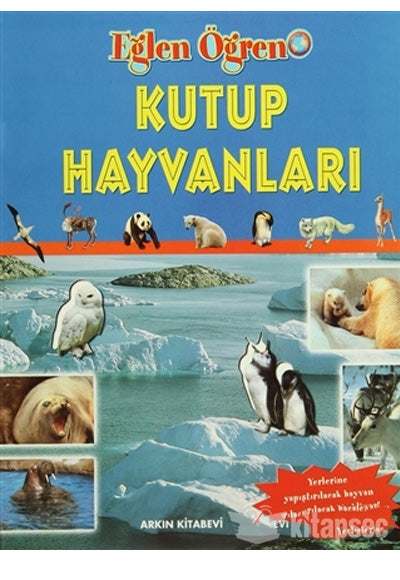 Eğlen Öğren Dizisi - Kutup Hayvanları (Çıkartmalı) - Kolektif kitap kapağı