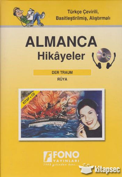 Almanca Türkçe Hikayeler Derece 1 Kitap 1 Rüya CDli - Kolektif kitap kapağı