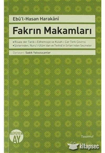 Fakrın Makamları - Ebu'l-Hasan Harakani kitap kapağı