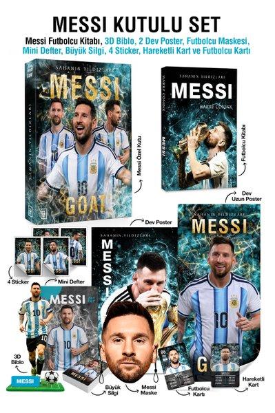 Messi Özel Kutulu Set - Sahanın Yıldızları | Parodi Yayınları (İnce Kapak)  - Resim 1