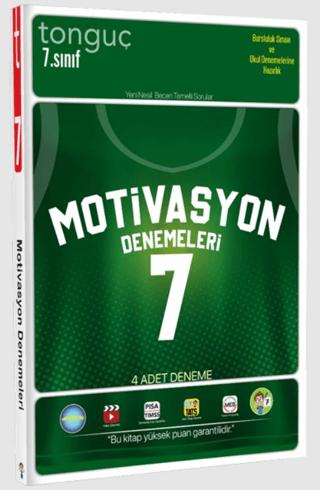 7. Sınıf 4'lü Motivasyon Denemeleri | Tonguç Akademi (Ciltsiz)  - Resim 1
