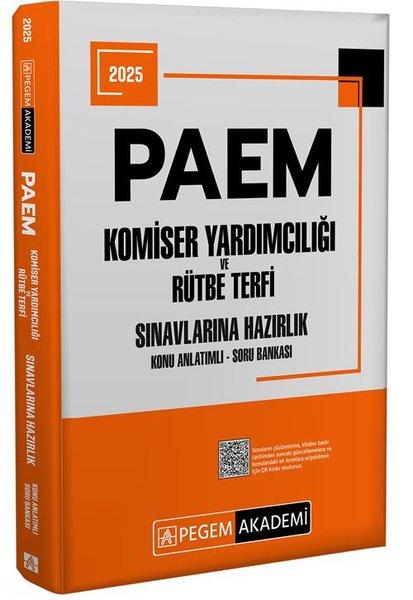 2025 PAEM Komiser Yardımcılığı ve Rütbe Terfi Sınavlarına Hazırlık Konu Anlatımlı Soru Bankası | Pegem Akademi Yayıncılık (İnce Kapak)  - Resim 1