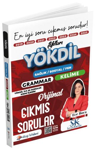 Sınav Kampı YÖKDİL Grammar Kelime Tamamı Video Çözümlü Orijinal Çıkmış Sorular | Dizgi Kitap (Ciltsiz)  - Resim 1