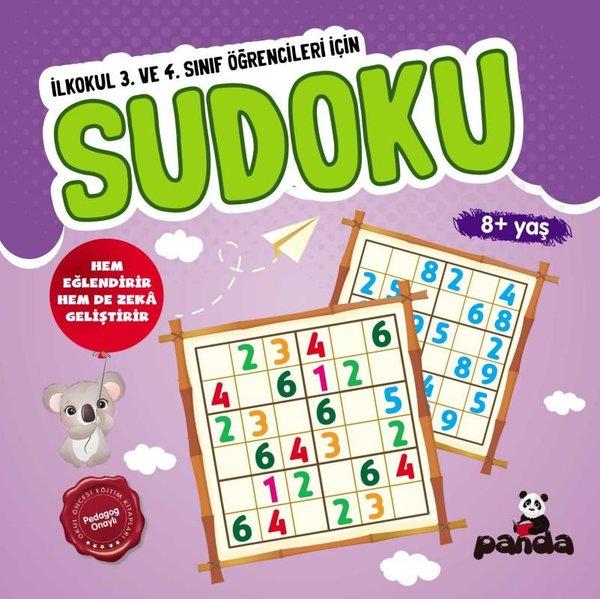 Sudoku 8 Yaş - İlkokul 3 ve 4. Sınıflar İçin | Panda (İnce Kapak)  - Resim 1