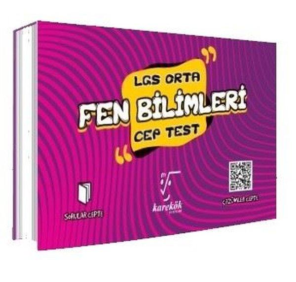 LGS Orta Fen Bilimleri Cep Test | Karekök Eğitim Yayın (İnce Kapak)  - Resim 1