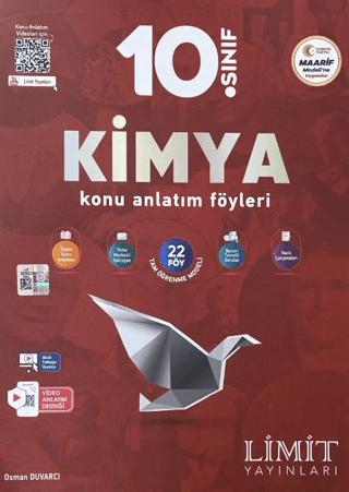 10. Sınıf Kimya Konu Anlatım Föyleri | Limit Yayınları (Ciltsiz)  - Resim 1