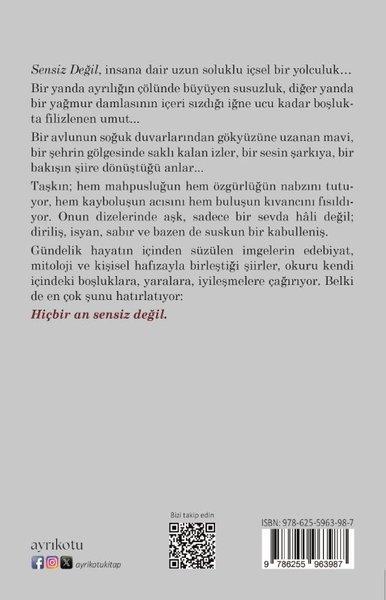 Sensiz Değil | Ayrıkotu Yayınları (İnce Kapak)  - Resim 2