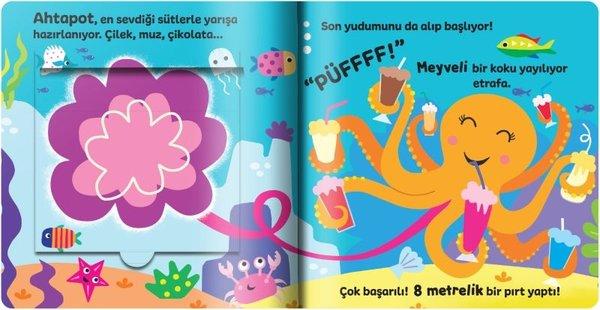 Okyanus Pırtı - Pencereli Kitap! Kazı ve Kokla! | İndigo Çocuk (İnce Kapak)  - Resim 2