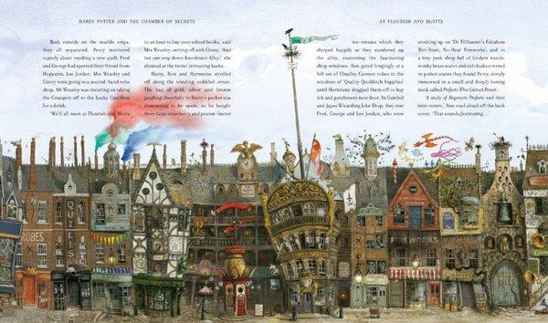 Harry Potter and the Chamber of Secrets: Illustrated Edition | Bloomsbury (İnce Kapak)  - Resim 2