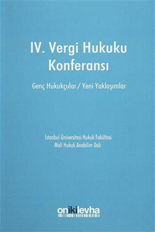 IV. Vergi Hukuku Konferansı | On İki Levha Yayınları (Ciltsiz)  - Resim 1