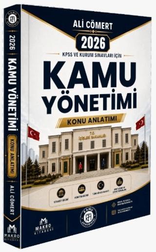Kamu Akademisi KPSS, Kaymakamlık ve Kurum Sınavları İçin Kamu Yönetimi Konu Anlatımı | Makro Kitabevi (Ciltsiz)  - Resim 1