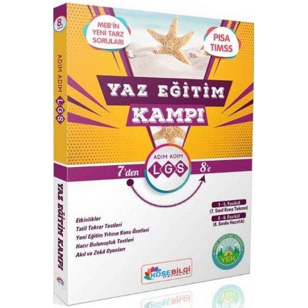 8. Sınıf Yaz Eğitim Kampı | Köşebilgi Yayınları (İnce Kapak)  - Resim 1