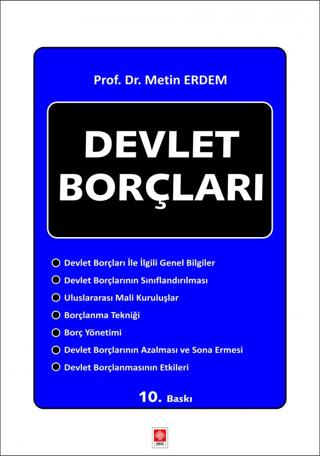 Devlet Borçları | Ekin Basım Yayın (Ciltsiz)  - Resim 1